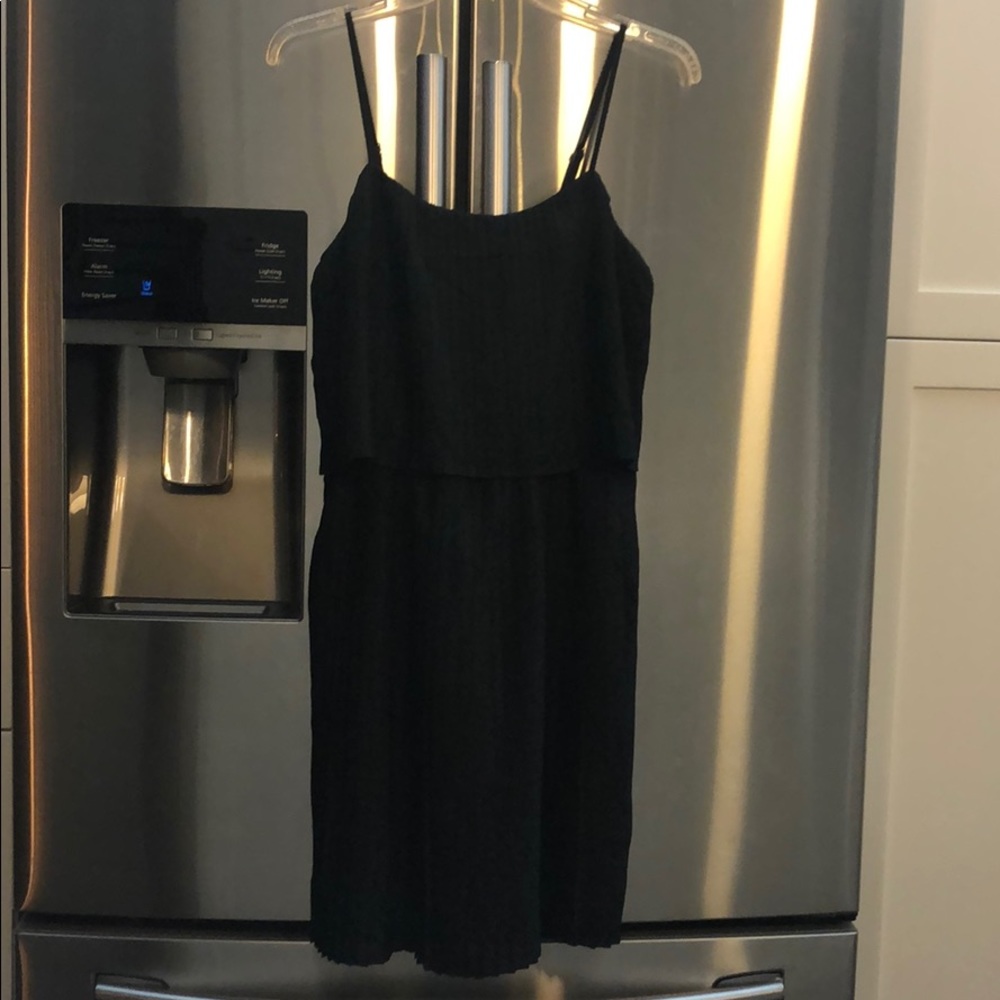 Pleated Strappy LBD